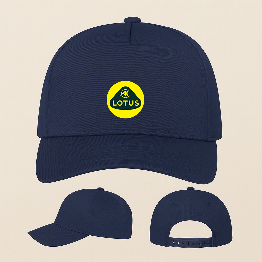 Lotus Car Five Panel Twill Snapback Cap